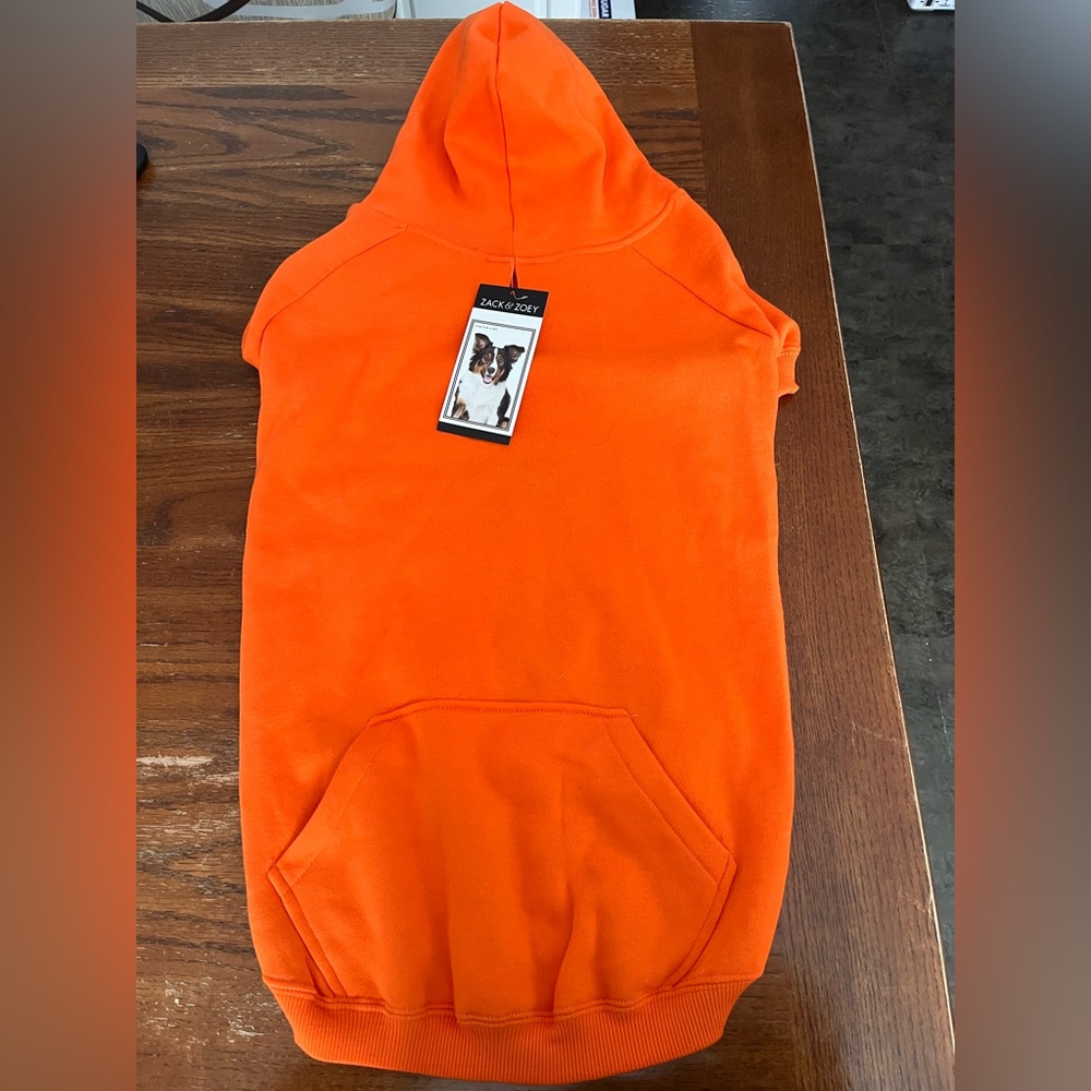 Zack & Zoey dog hoodie